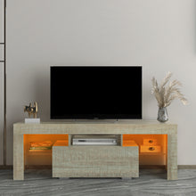 Load image into Gallery viewer, TV Stand with LED RGB Lights,/Gaming Consoles - in Lounge Room - EK CHIC HOME