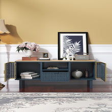 Load image into Gallery viewer, 2 Cabinets TV stand for TVs up to 50 , Modern Furniture Decor - EK CHIC HOME