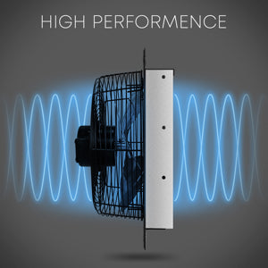iPower 7 Inch Shutter Exhaust Fan Aluminum,High Speed, 1680 RPM, 760 CFM - EK CHIC HOME