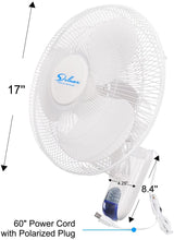 Load image into Gallery viewer, Deluxe 16 Inch Digital Wall Mount Fan with Remote Control - EK CHIC HOME