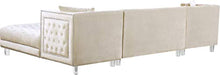 Load image into Gallery viewer, Cream-Sectional Moda Collection Sectional, 127&quot; W x 68.5&quot; D x 31.5&quot; H - EK CHIC HOME