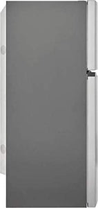 28 Inch Freestanding Top Freezer Refrigerator (Brushed Steel) - EK CHIC HOME