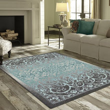 Load image into Gallery viewer, Medallion Textured Print Area Rug and Runner Collection - EK CHIC HOME