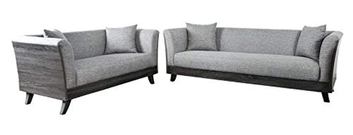 Inside + Out Berryhill Sofa Set, Grey - EK CHIC HOME