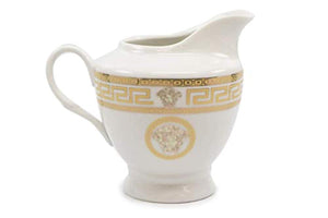 17pc Tea Set Medusa, Greek Key Tea or Coffee Set Service for 6 - EK CHIC HOME