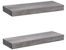 Load image into Gallery viewer, Sorbus Floating Shelf Set — Rustic Wood Hanging Rectangle Wall Shelves - EK CHIC HOME