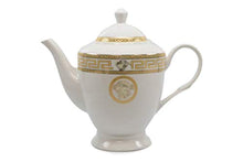 Load image into Gallery viewer, 17pc Tea Set Medusa, Greek Key Tea or Coffee Set Service for 6 - EK CHIC HOME