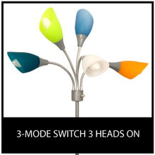 Load image into Gallery viewer, MEDUSA Multicolored Floor Lamp With Acrylic Shades - EK CHIC HOME