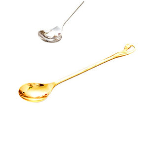 Sugar Bowl Coffee  Swan with Serving Spoon, Golden - EK CHIC HOME