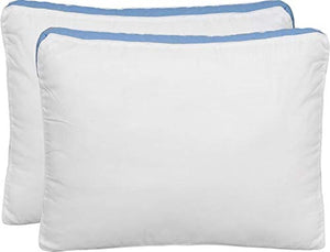 Gusseted Quilted Pillow Set of 2 Premium Quality - EK CHIC HOME