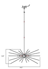 Load image into Gallery viewer, 31&quot; Inch Astra Sputnik Light Satellite Ceiling Light - EK CHIC HOME