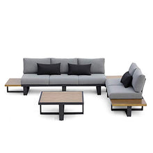 Load image into Gallery viewer, CHIC Decors Platform II Sectional Set, Black - EK CHIC HOME