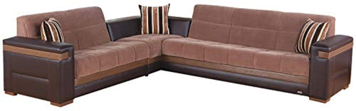 Multifunctional Furniture Living Room SECTIONAL SOFA SLEEPER MOON Collection - EK CHIC HOME