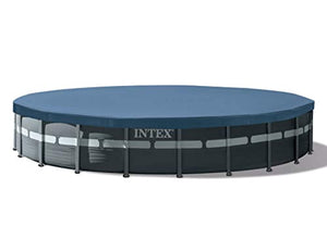 Intex Ultra XTR Set Above Ground Pool, 24ft X 52in, Gray - EK CHIC HOME