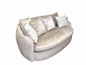 Lucy Puffed Modern Comfy Sofa - EK CHIC HOME