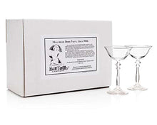 Load image into Gallery viewer, &quot;Dinner at Eight&quot; Cocktail Coupe (Gift Box Set of 2) - EK CHIC HOME