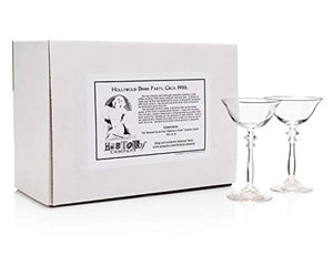 "Dinner at Eight" Cocktail Coupe (Gift Box Set of 2) - EK CHIC HOME