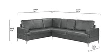 Load image into Gallery viewer, Upholstered 103.9&quot; inch Leather Sectional Sofa, L-Shape Couch - EK CHIC HOME