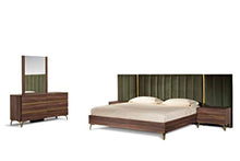 Load image into Gallery viewer, CHIC Collection Modern Style Bed SET - Green &amp; Gold - EK CHIC HOME