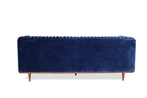 Luxury Midcentury Modern Sofa Blue - EK CHIC HOME