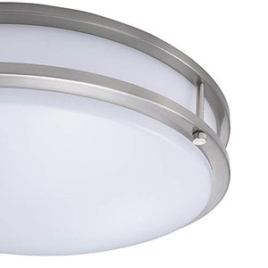 (6 Pack) 14-Inch Double Ring Dimmable LED Flush Mount Ceiling Light - EK CHIC HOME