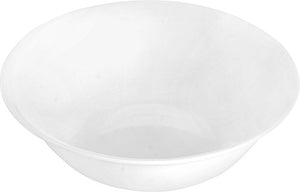 6 Piece White Soup/Salad/Cereal/Desserts Bowl Set- Dishwasher Safe Opal - EK CHIC HOME