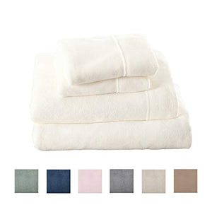 Extra Soft Cozy Velvet Plush Sheet Set. Deluxe Bed Sheets with Deep Pockets - EK CHIC HOME