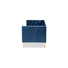 Load image into Gallery viewer, Studio Sofas, Royal Blue/Gold - EK CHIC HOME