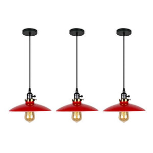 UFO Pendant Lights Edison Industrial Vintage 3-Light Pendant Lighting - EK CHIC HOME