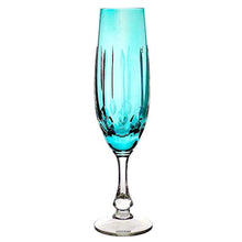 Load image into Gallery viewer, Handmade Crystal Cut Champagne Glasses-Set of 6 - EK CHIC HOME