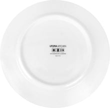 Load image into Gallery viewer, 6-Piece Flat Edge Salad/Appetizer/Dessert Plate Set - Microwave/Oven Friendly - EK CHIC HOME