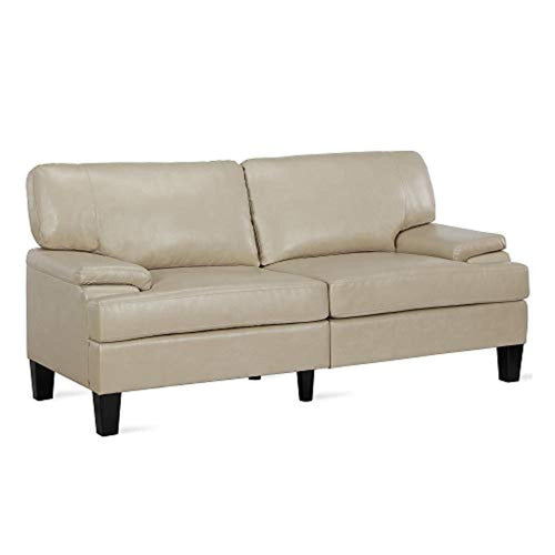 Davies Padded Arm, Cream Sofa - EK CHIC HOME