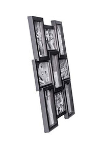 Chic Black 4x6 9-Opening Collage Picture Frame - EK CHIC HOME