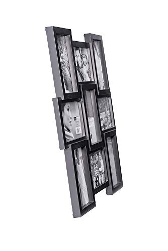 Chic Black 4x6 9-Opening Collage Picture Frame - EK CHIC HOME