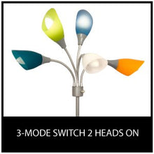 Load image into Gallery viewer, MEDUSA Multicolored Floor Lamp With Acrylic Shades - EK CHIC HOME