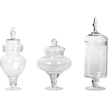 Load image into Gallery viewer, Couture, Large Canisters Set of 3, Candy Buffet Jars - EK CHIC HOME