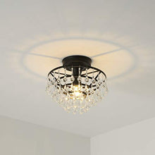 Load image into Gallery viewer, Crystal Ceiling Light, Tear Drop Crystal Beads - EK CHIC HOME