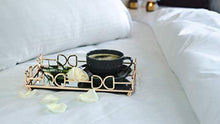 Load image into Gallery viewer, Vanity Mirror Tray -Centerpiece Gold Mirror - EK CHIC HOME