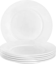 Load image into Gallery viewer, 6-Piece Flat Edge Salad/Appetizer/Dessert Plate Set - Microwave/Oven Friendly - EK CHIC HOME