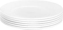 Load image into Gallery viewer, 6-Piece Flat Edge Salad/Appetizer/Dessert Plate Set - Microwave/Oven Friendly - EK CHIC HOME