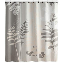 Load image into Gallery viewer, Silhouette Flower Polyester Fabric Shower Curtain - EK CHIC HOME