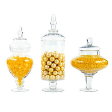 Load image into Gallery viewer, Couture, Large Canisters Set of 3, Candy Buffet Jars - EK CHIC HOME