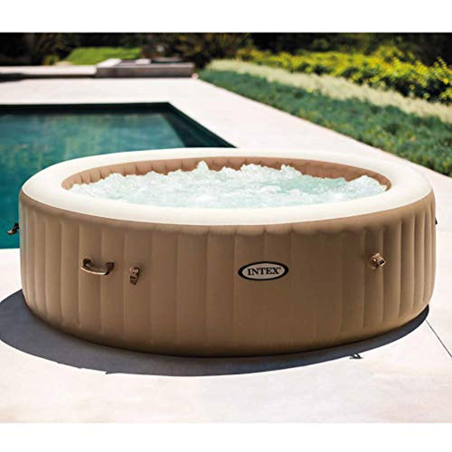 85in PureSpa Inflatable Spa, Tan - EK CHIC HOME