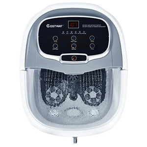 Foot Spa/Bath Massager, with Motorized Rollers, Shiatsu Massage - EK CHIC HOME