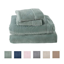 Load image into Gallery viewer, Extra Soft Cozy Velvet Plush Sheet Set. Deluxe Bed Sheets with Deep Pockets - EK CHIC HOME