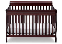 Load image into Gallery viewer, 4-in-1 Convertible Baby Crib, Espresso Cherry - EK CHIC HOME