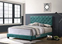 Load image into Gallery viewer, Green Queen Bed, 48&quot;H X 64&quot;W X 83&quot;D, - EK CHIC HOME