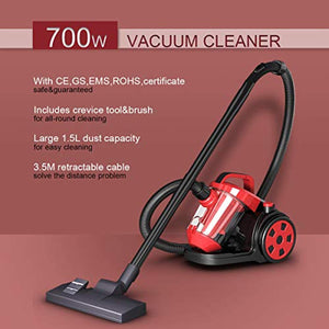 Bagless Canister Cyclonic Vacuum Cleaner - EK CHIC HOME