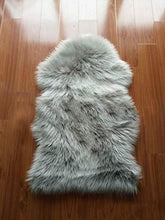 Load image into Gallery viewer, Soft Faux Sheepskin Fur -  2 x 3 Feet,Gray - EK CHIC HOME