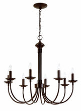 Load image into Gallery viewer, Globe Lighting Candle 26.5&quot; Chandelier, Rubbed Oil Bronze - EK CHIC HOME